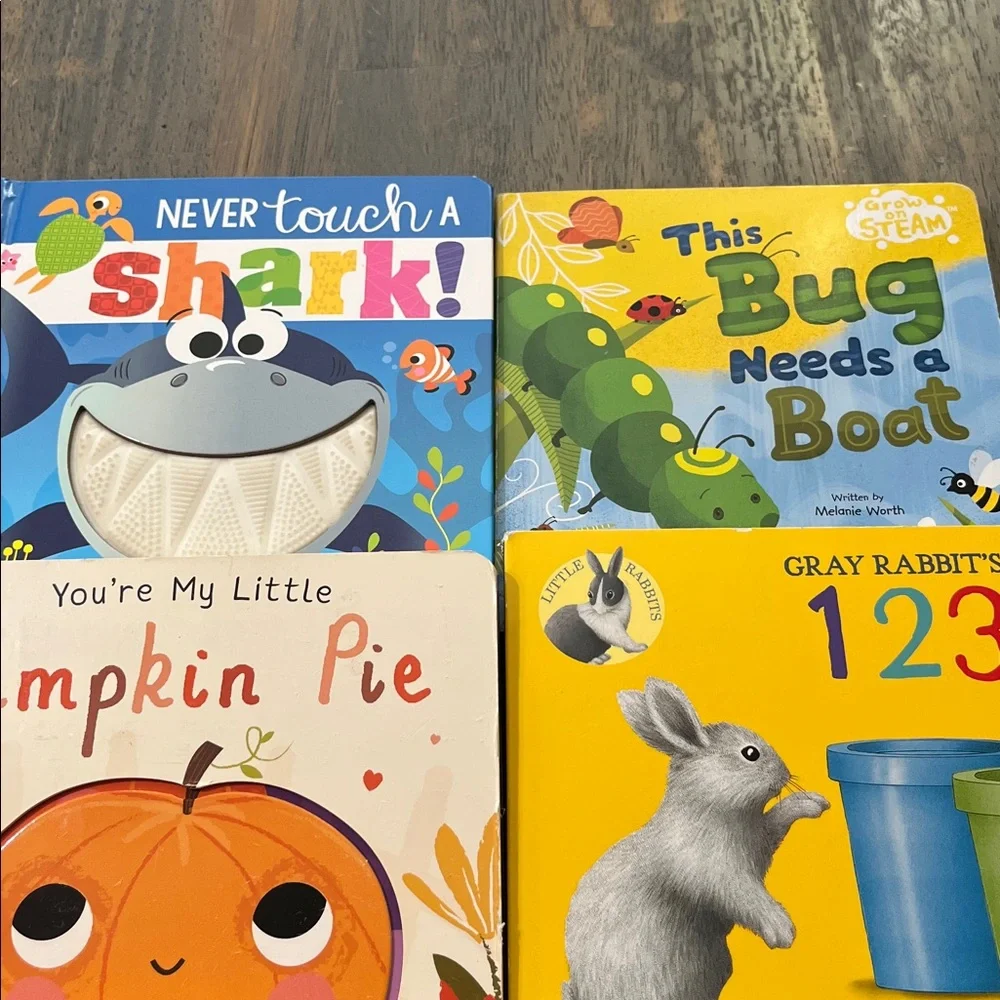 CHILDREN’S BOARD BOOKS SET OF 8 NEW KIDS BOOKS LEARNING #79